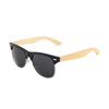 Sunglasses Half-Frame Bamboo and Wood Men's and Women's