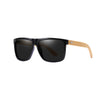 Sunglasses Bamboo and Wooden Temples Polarized