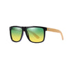 Sunglasses Bamboo and Wooden Temples Polarized