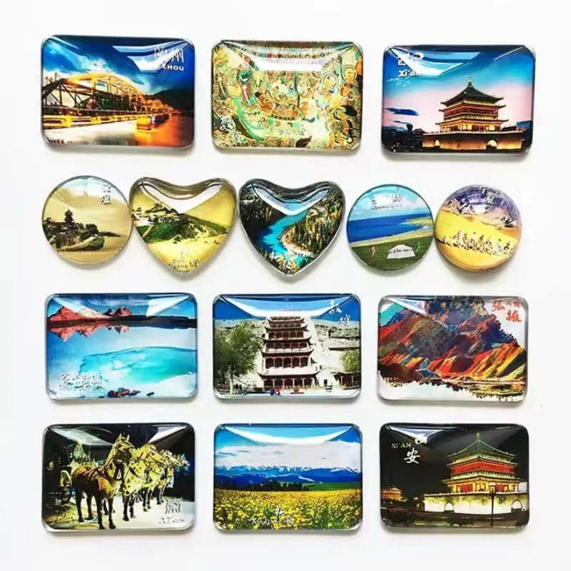 Crystal Glass Magnets