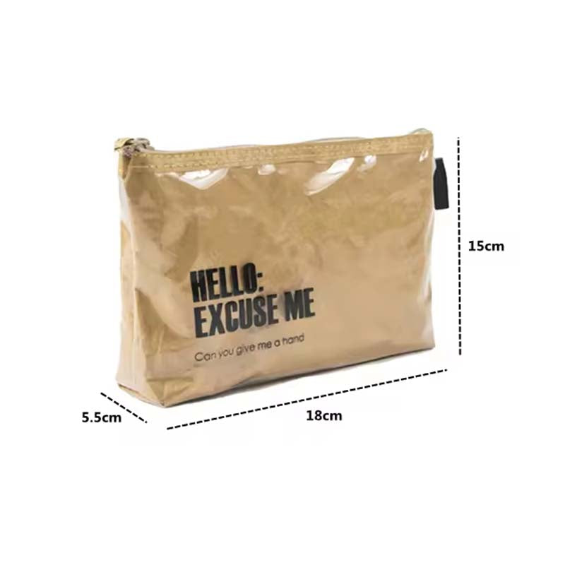 Dupont Paper Waterproof Cosmetic Makeup Pouch