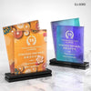 Crystal Awards with Custom Logo Materials Trophies Plaques
