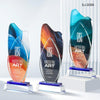 Crystal Trophy Awards Customized Logo Corporate Gifts