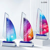 Crystal Trophy Awards Customized Logo Corporate Gifts