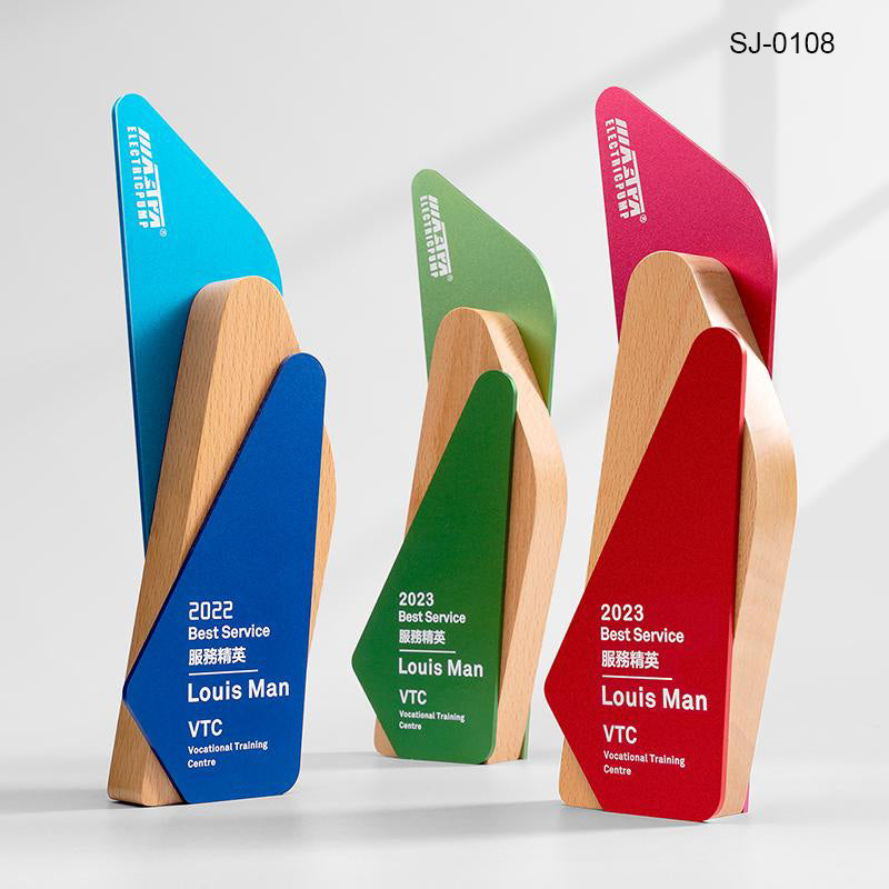 Fashion Crystal Trophy Custom Metal Design Corporate Gifts