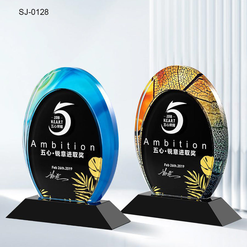 Crystal Trophy Awards Custom Design Corporate Gifts