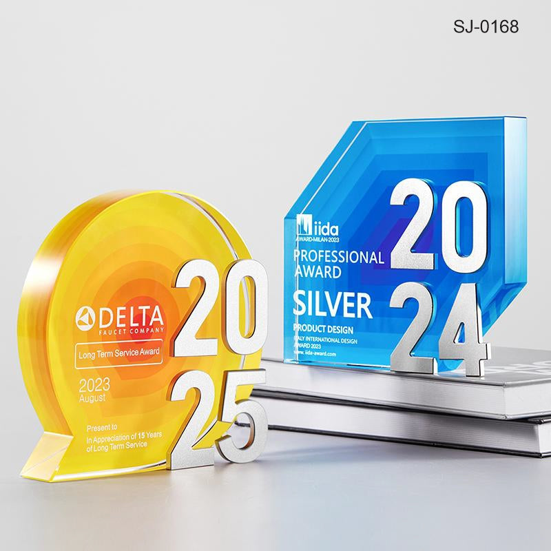 Crystal Trophy Awards Custom Design Corporate Gifts