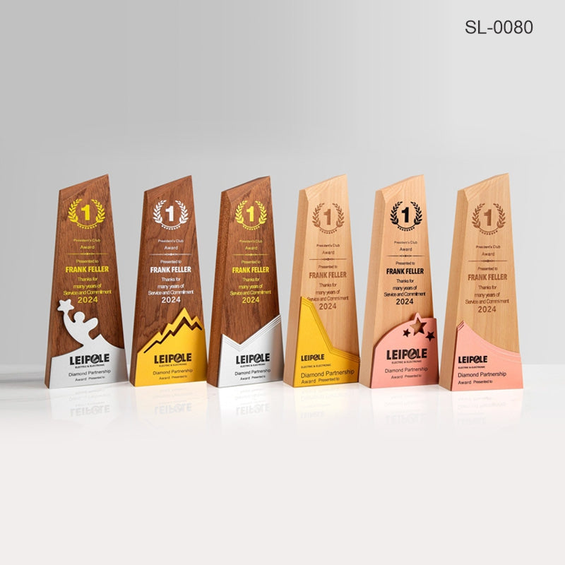 Wooden Awards and Trophy, Custom Design Corporate Gifts