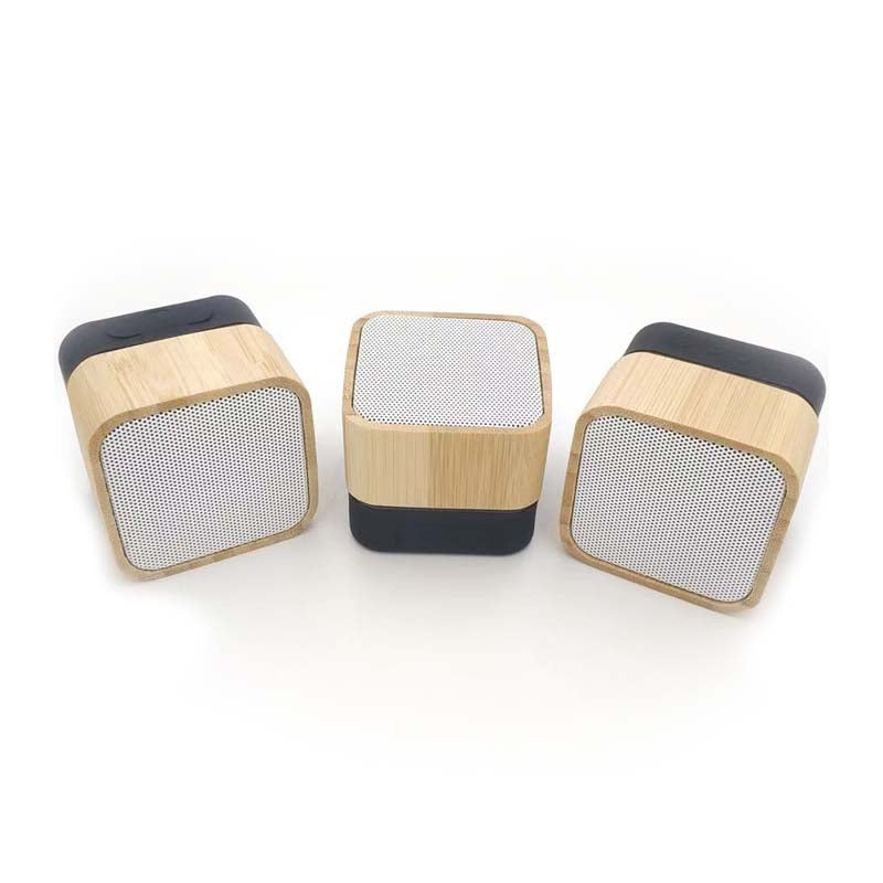 Square Bamboo Bluetooth Speaker