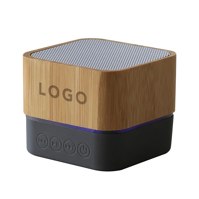 Square Bamboo Bluetooth Speaker