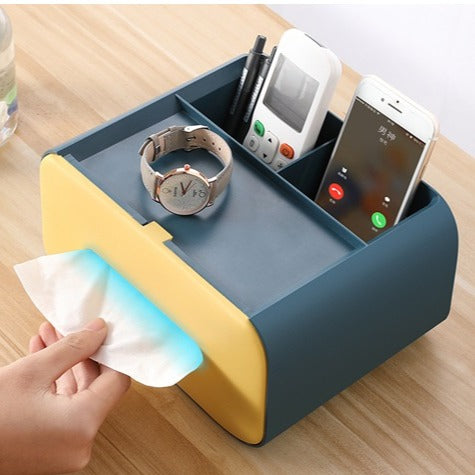 Desktop Tissue Dispenser & Organizer