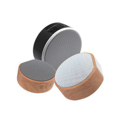 Compact Wooden HiFi Bluetooth Speaker with Built-in Battery