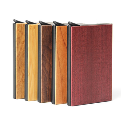 Wooden RFID Card Holder