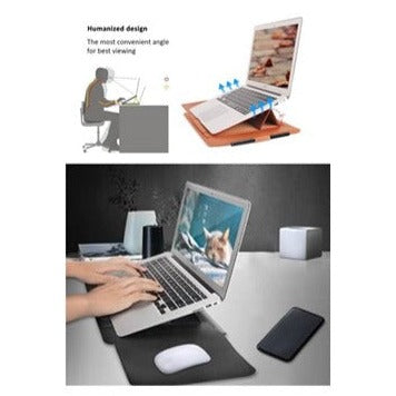 PU Leather Multi Function Laptop Sleeve