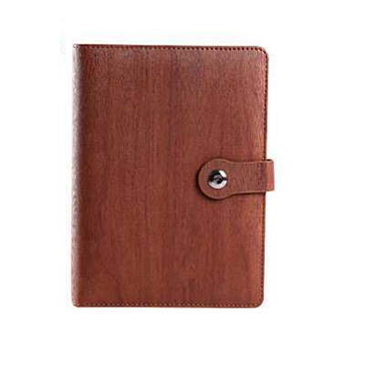 A5 Eco design notebook with card slot