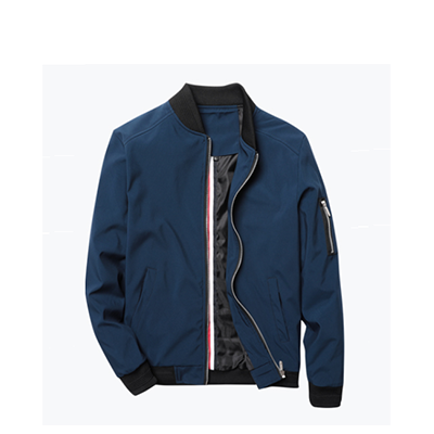 Bomber Jacket  with Zip on Sleeve
