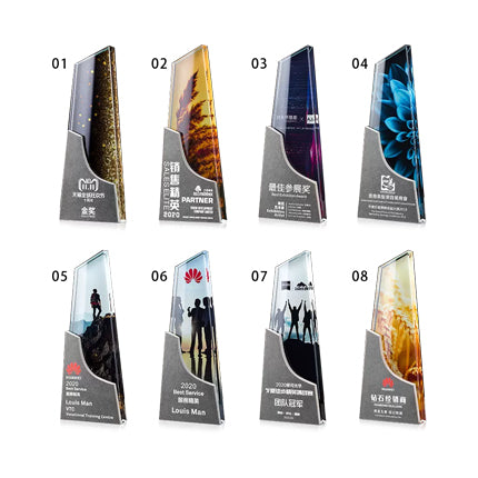 Crystal Trophy Custom Color Printing Creative Medal
