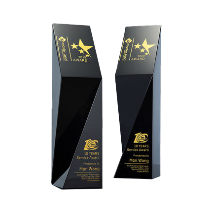 Black Crystal Trophy Custom