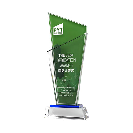 Creative Color Printing Crystal Trophy