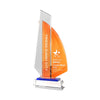 Set Sail With The Wind Sailing Creative Crystal Trophy Custom