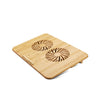 Factory direct supply notebook computer double fan big wind Bamboo radiator base bracket radiator wholesale