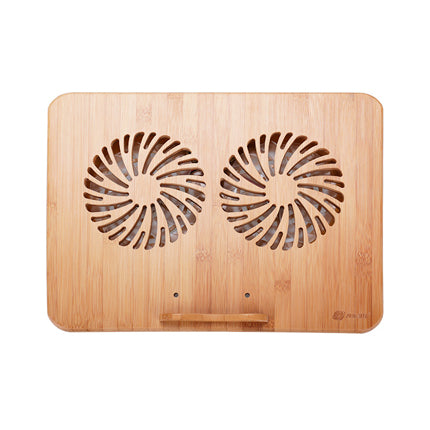 Factory direct supply notebook computer double fan big wind Bamboo radiator base bracket radiator wholesale