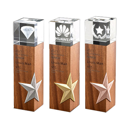 Marble Crystal Trophy Custom