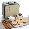 Ceramic Teapot Set with pouch