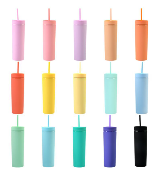 450ml Skinny Double Wall AS Tumbler