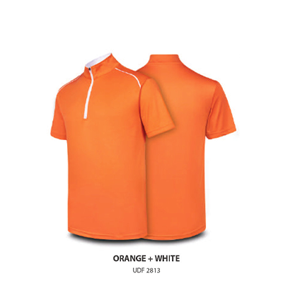 Zip Up Collar Polo T-Shirt (Female Cut)