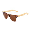 Sunglasses Half-Frame Bamboo and Wood Men's and Women's