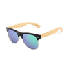 Sunglasses Half-Frame Bamboo and Wood Men's and Women's