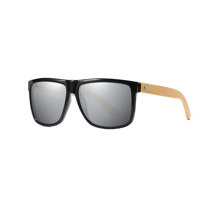 Sunglasses Bamboo and Wooden Temples Polarized