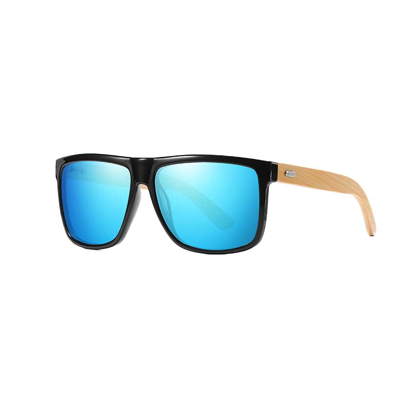 Sunglasses Bamboo and Wooden Temples Polarized