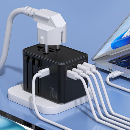 70W GaN Fast Charging Travel Adapters