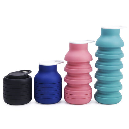 Portable Silicone Folding Water Cup Outdoor Heat Resistant