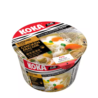 Koka Chicken Abalone Flavour Instant Rice Noodles -Pack of 6