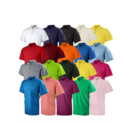 Honeycomb Solid Color Polo Tee