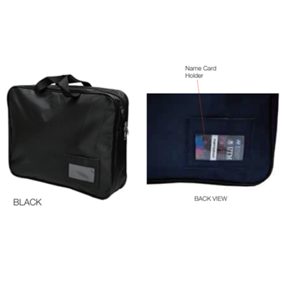 Document Bag with Name Card Slot