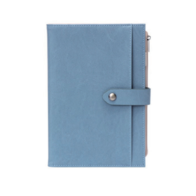 A5 Notebook with PU Cover with Zip Pocket