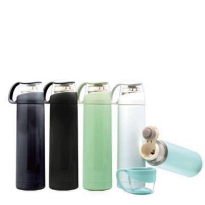 Tea Cup Stainless Steel Vacuum Thermos Flask - 500ml