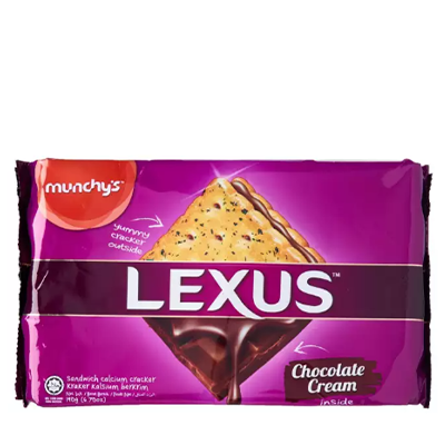 Munchy's Lexus Chocolate Sandwich Biscuits x 2packs
