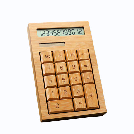 Solar Calculator Business Gifts Creative Computer Carving LOGO Company Gifts for Customers and Employees